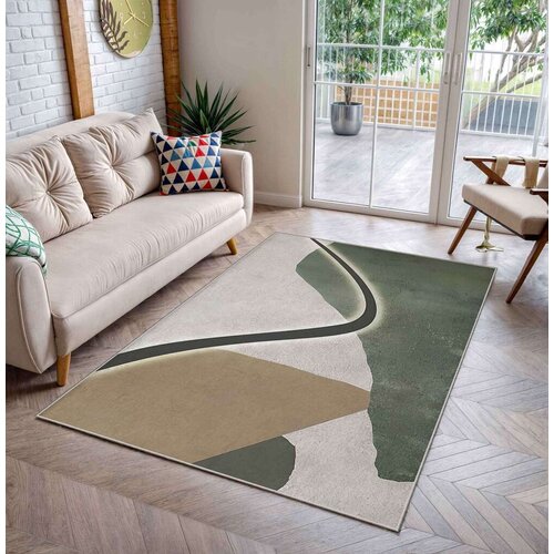 Conceptum Hypnose Tepih Shml14, Pravougaoni, 100 x 140 cm, Maslina-bež Cijene