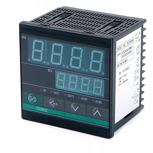 Rosfix CH902 Panelni LED Regulator Temperature &ndash; 0&ndash;400 &deg;C, 48&ndash;240 V AC, SSR/RELEJ, 96 X 96 X 78 Mm, Tip K/PT100, 2 Alarma, (5000243712) Cene