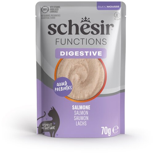 Schesir Functions Mousse 12 x 70 g - Digestive losos Slike