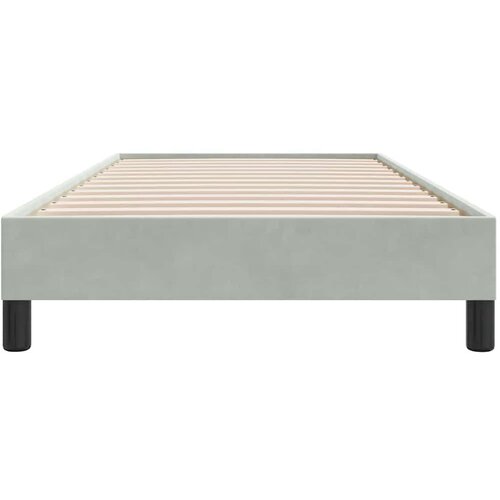  Okvir kreveta bez madraca svijetlo sivi 100x210 cm bar&amp;scaron;un Slike