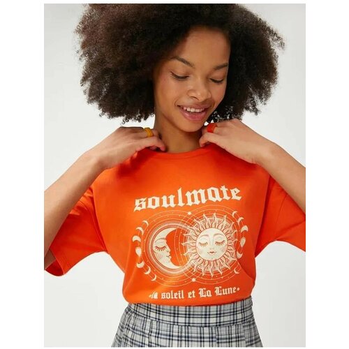 Koton Women's T-shirt Orange 3sal10259ik Slike