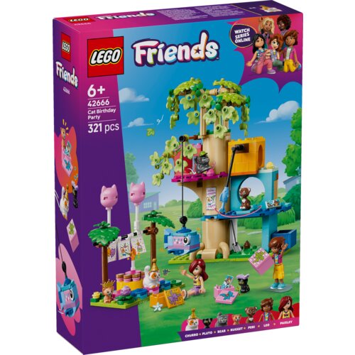 Lego LEGO® Friends - Mačja rođendanska zabava i kuća na drvetu (42666) Cene