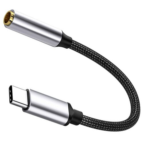 INF Adapter za slu&scaron;alke 3,5 mm na Type-C z DAC digitalnim dekoderjem Silver, (5000291422) Cene