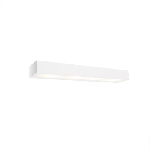QAZQA Dizajn podolgovate stenske svetilke bela 60 cm - Houx