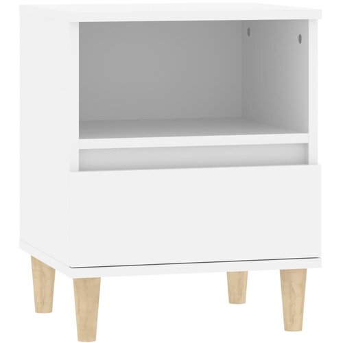  Noćni ormarići 2 kom Bijela 40x35x50 cm Slike