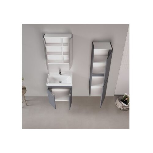Hanah home Kupatilski ormarić sa umivaonikom i ogledalom (2 komada) Desna 60 955 Cene