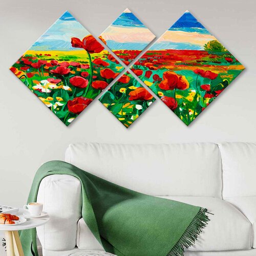Wallity Slika 4MDF18370705, 60x115 cm, 4 dela Cene