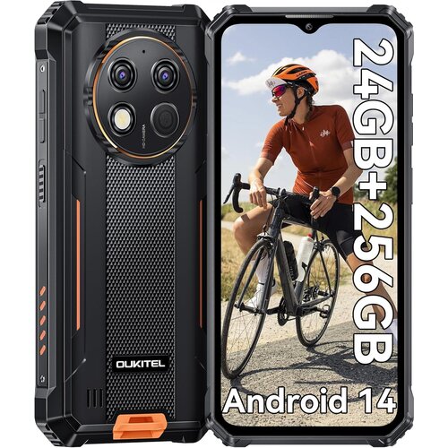 Oukitel G1 6,52&amp;#039;&amp;#039; 24GB 256GB DUAL SIM 4G (oranžen) pametni telefon, (21588015) Slike