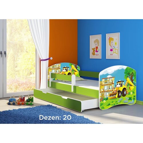 ACMA Krevet za decu Green sa fiokom 180x80 2 20 Cene