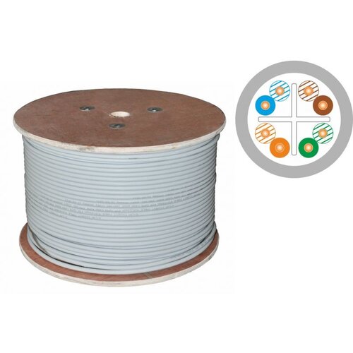 ALANTEC U /UTP cat.6 B2ca LSOH cable 4x2x23AWG 500m Slike