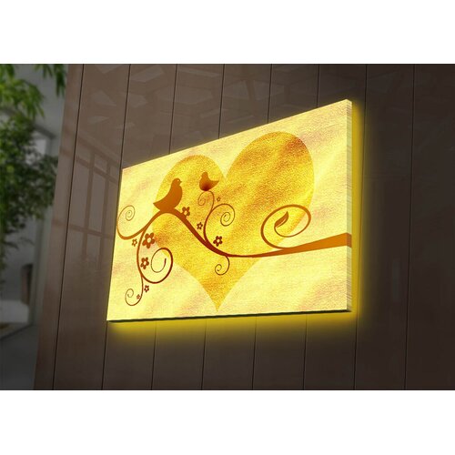Wallity Zidna slika sa LED osvetljenjem 4570DACT-58, 45x70 cm Cijene