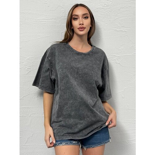 DStreet T-shirt damski DREY grafitowy Cene