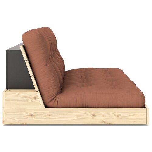 Karup Design Opečnato oranžna raztegljiva sedežna garnitura 196 cm Base &amp;ndash; Slike