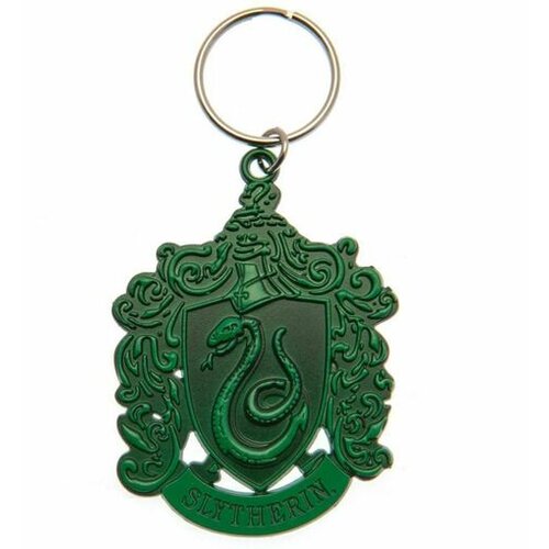 Pyramid Harry Potter (slytherin crest) metal keychain Slike