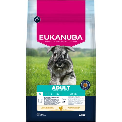 Eukanuba Premium Nutrition Adult Small Breed piletina - 2 x 7,5 kg Cene