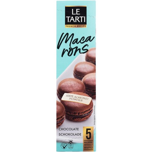  Biskvit LE TARTI Macarons čokolada 60g Cene