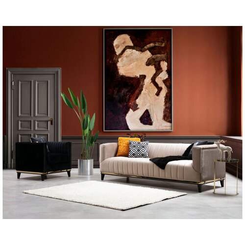 Atelier Del Sofa Trosed Bellino 89x75x222cm Bež Slike