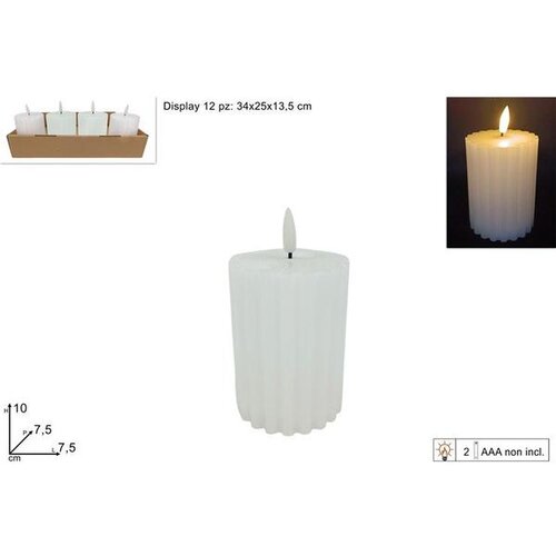  SVIJEĆA LED 7.5 x 10 CM BIJELA Cijene