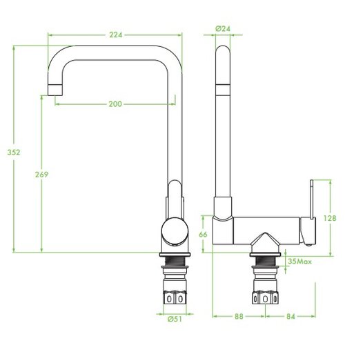 LAVEO bona bab 265L (podprozorska) bru&amp;scaron;eni inox Slike