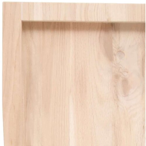 vidaXL Zidna polica 60 x 50 x (2-6) cm neobrađena masivna hrastovina Cene