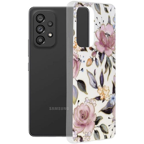 Techsuit Marble Series maska za Samsung Galaxy A53 5G Chloe White Cijene
