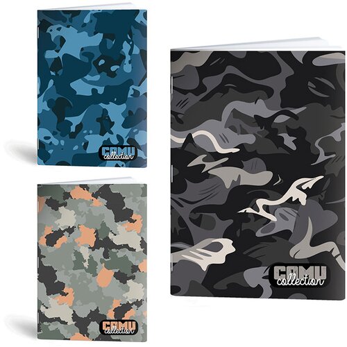 Rucksack Only Komplet zvezkov A4 Camu1, črte z 9 mm robom, 52 listov, sortirano, 4 + 1 GRATIS Cene