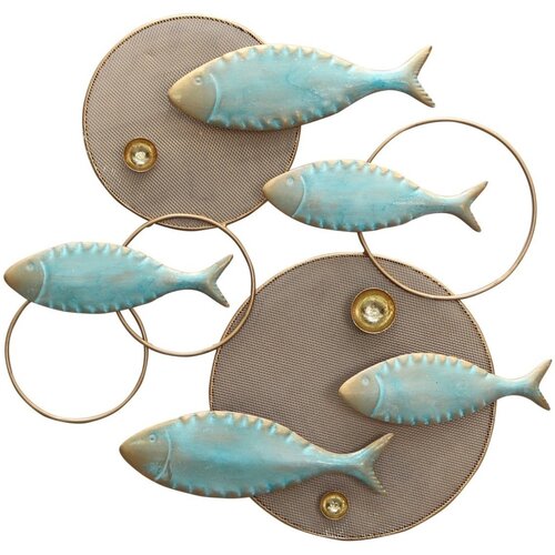 Signes Grimalt Kipci in figurice Ornament Wall Fish. Modra Cene
