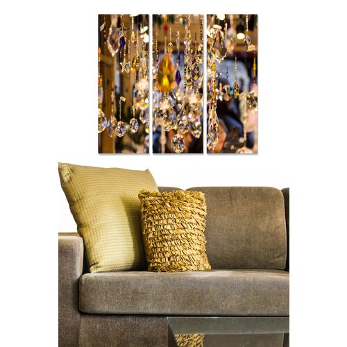 Wallity MDF1103108 multicolor decorative mdf painting (3 pieces) Slike