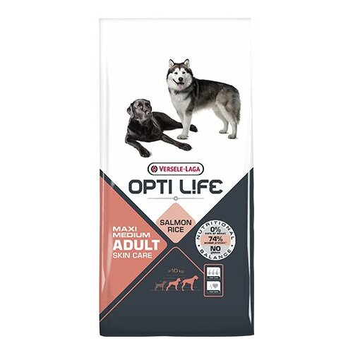Versele-laga opti life hrana za pse adult skin care medium & maxi 12.5kg Slike