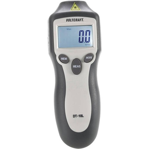 Voltcraft ® DT-10L laserski merilnik vrtljajev 2 - 99 999 U/min, brez-dotični merilnik, (20810973) Cene