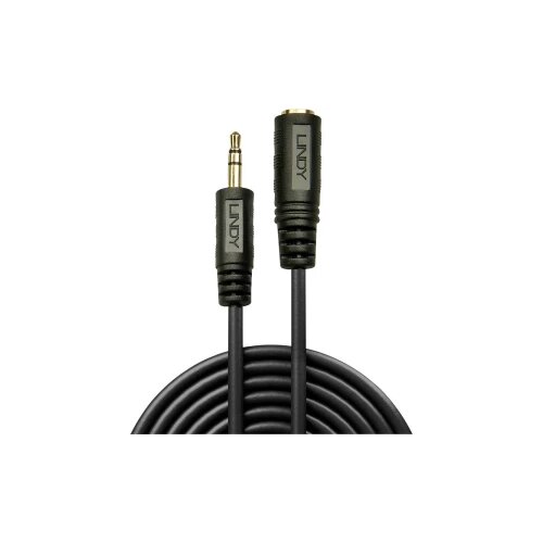 Lindy 35653 utičnica audio produžetak [1x 3,5 mm banana utikač - 1x priključna doza za 3,5 mm banana utikač] 3.00 m crna Cijene