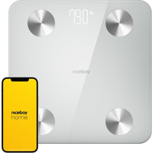 Niceboy SmartScale 2 osebna tehtnica white 1 kos Slike