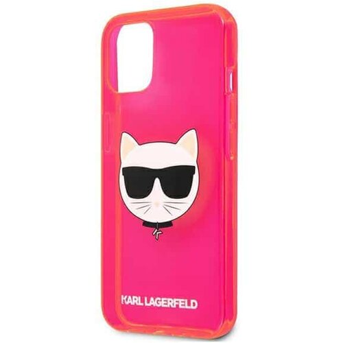 Karl Lagerfeld originalna maska za iPhone 13 mini Glitter Choupette Fluo Slike