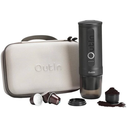  Outin Nano 7500mAh prijenosni aparat za kavu s torbicom, sivi Cijene