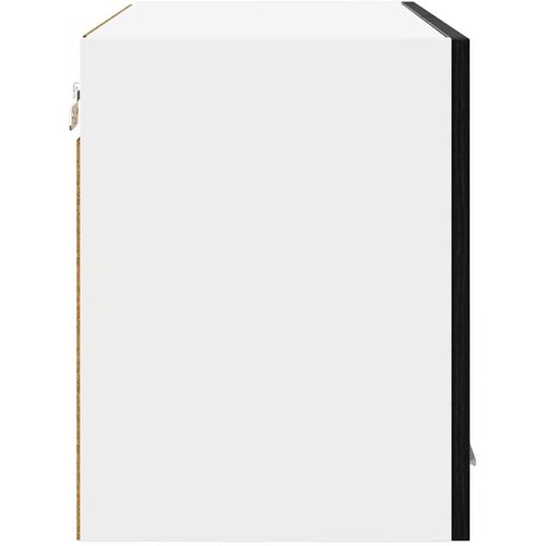 VidaXL viseći ormarić s policom riga 2 pcs crni hrast 60 x 31 x 40 cm Slike