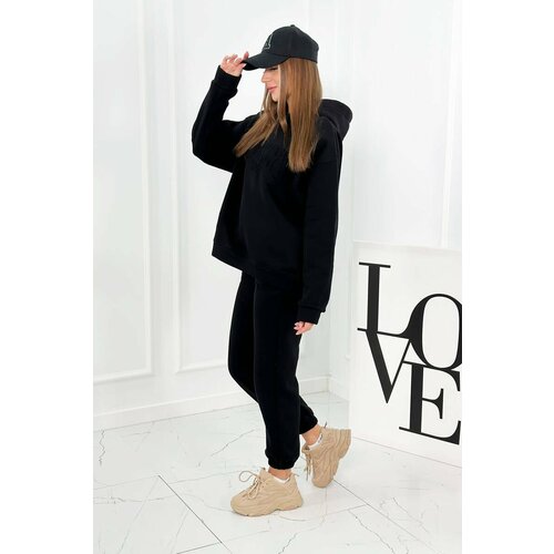 Kesi Insulated cotton set, sweatshirt + pants Brooklyn black Slike