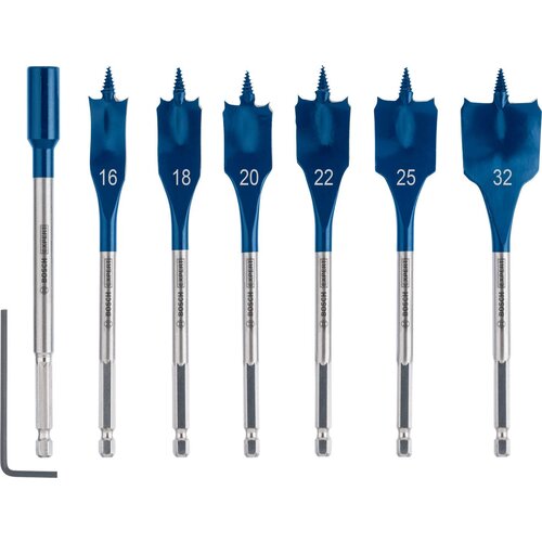 Bosch expert self cut speed 7-delni set pljosnatih burgija 16 / 18 / 20 / 22 / 25 / 32 x 152mm, 2608900334 Cene