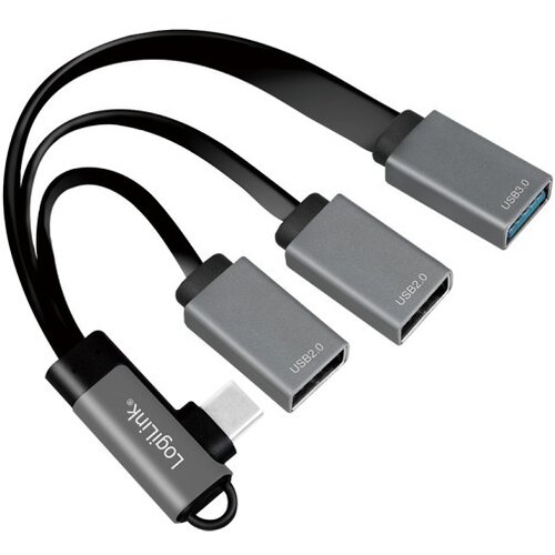 Logilink Ugaoni razdjelnik USB-C 3u1 0.15m Cijene