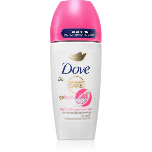 Dove Advanced Care Go Fresh Dragon Fruit &amp;amp; Cocconut antiperspirant roll-on 50 ml Slike