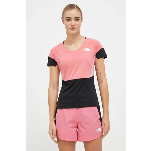 The North Face Športna kratka majica Bolt Tech roza barva