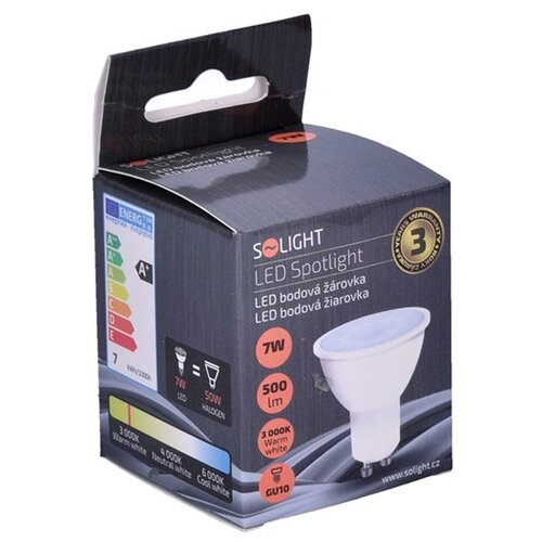  LED sijalica GU10/7W/230V 3000K - Solight Slike