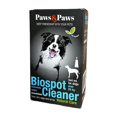 Ave & Vetmedic paws&paws biospot cleaner spot-on za pse velikih rasa preko 20kg Slike
