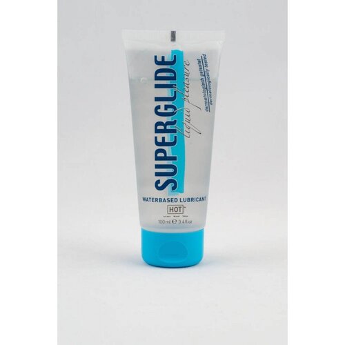 Hot Superglide Liquid Pleasure Waterbased Lubricant 100ml Slike