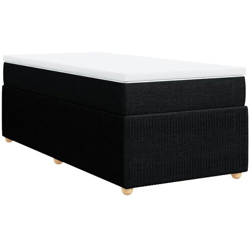 Maison Chic Box spring postelja - Vzmetna postelja z vzmetnico črna 80x200 cm blago SL23897, (21879863) Cene