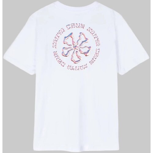Santa Cruz Chrome Ringed Flower T-shirt white Slike