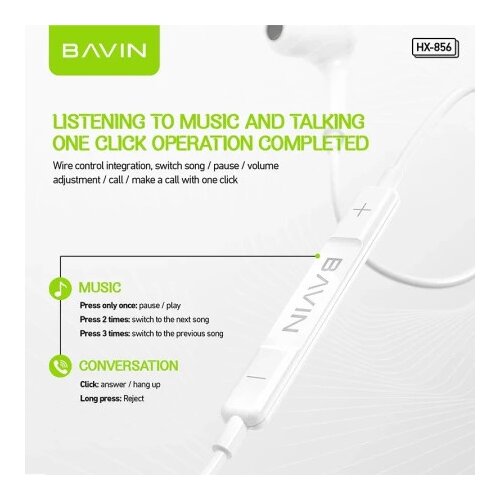 BAVIN slu&amp;scaron;alice lightning bela ( 90204 ) Slike