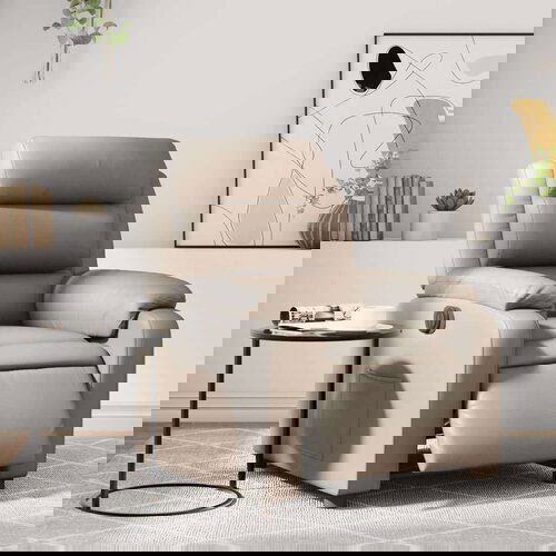 vidaXL Električni naslanjač kapučino umetno usnje Cene