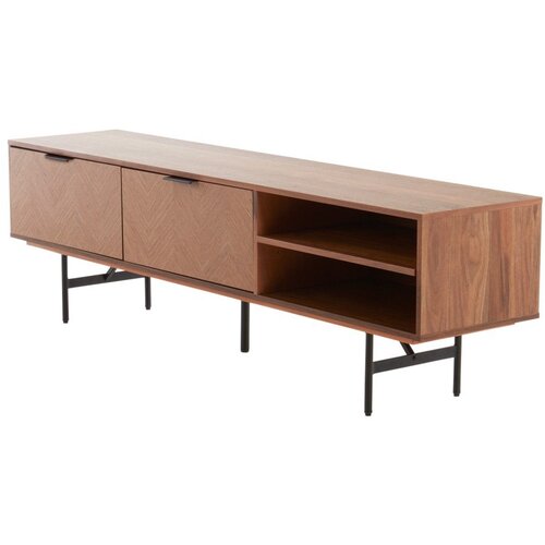 Jotex TV omarica v orehovem dekorju v temni naravni barvi 180x51x40 cm Duvberg &amp;ndash; Slike
