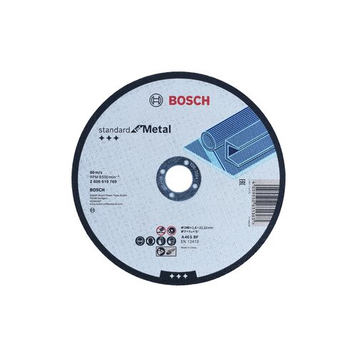 Bosch Rezne ploče Standard for Metal s ravnim sredi&scaron;tem prečnika 22,23 mm, za velike ugaone brusilice 2608619769 Cene