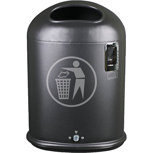  ko&amp;scaron; za odpadke za uporabo na prostem, prostornina 45 l, &amp;scaron;xvxg 425 x 590 x 330 mm, antracitne barve Slike
